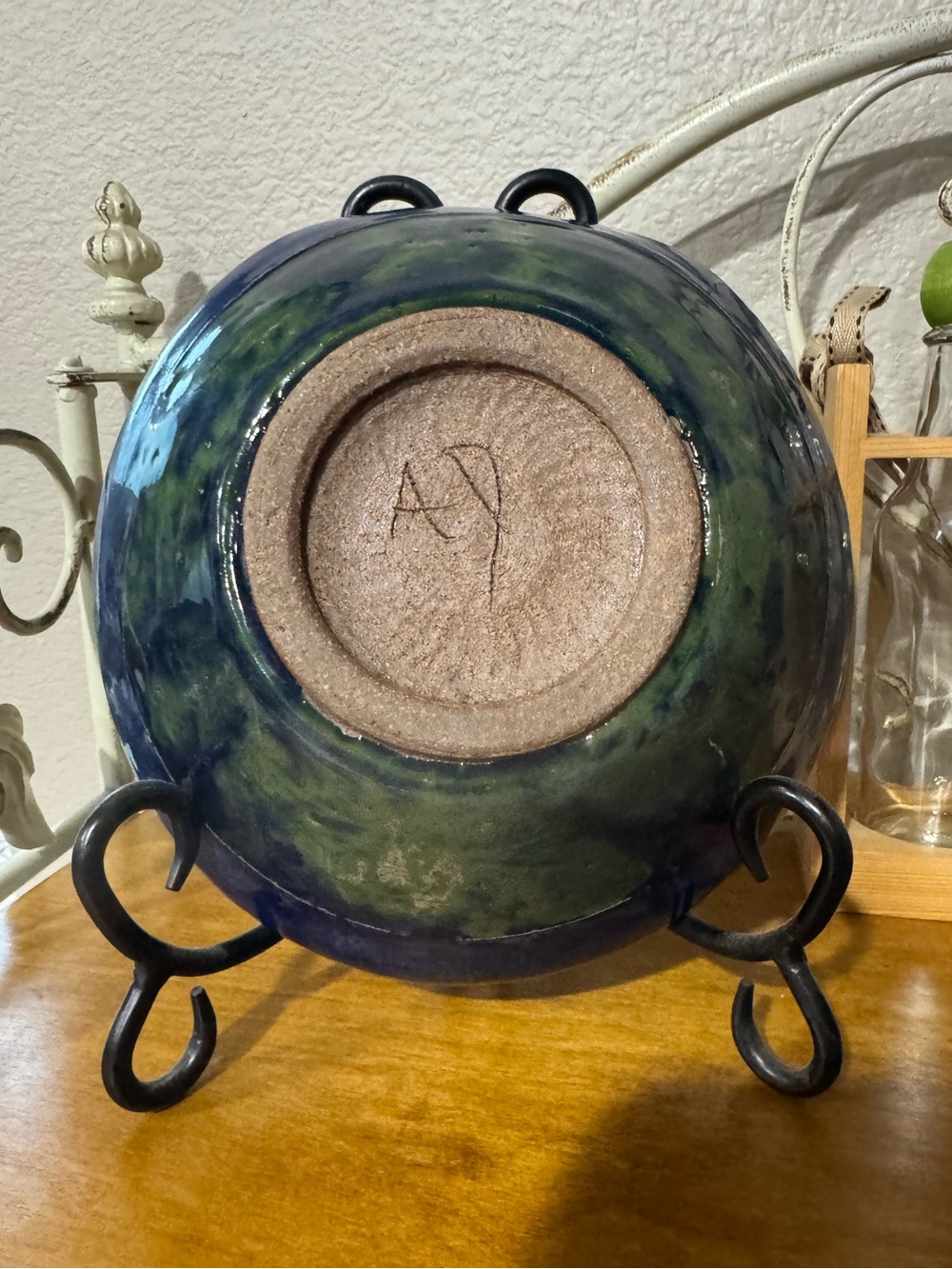MCM Handmade Mid-Century Modern Studio Pottery Bowl Signed